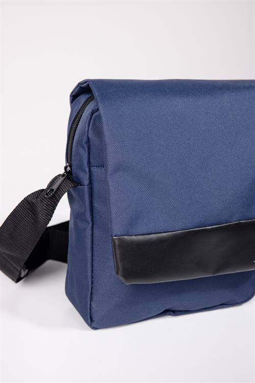 Unisex Ayarlanabilir Çapraz Askılı Lacivert Omuz Çantası