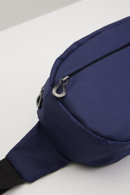 Unisex 2 Bölmeli Lacivert Omuz ve Bel Çantası