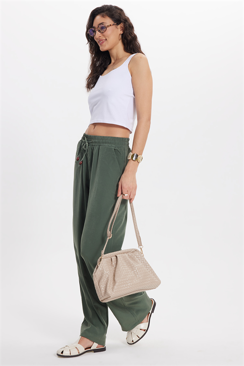 Kadın Slim Fit Dar Kesim Likralı Beyaz Crop Atlet 