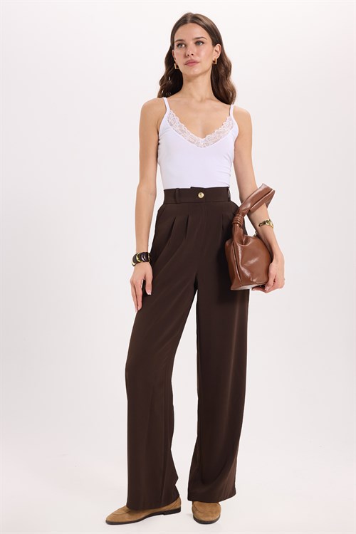 Kadın Slim Fit Dar Kesim  Kolsuz V Yaka Dantel Detaylı Pamuklu Likralı Beyaz Crop