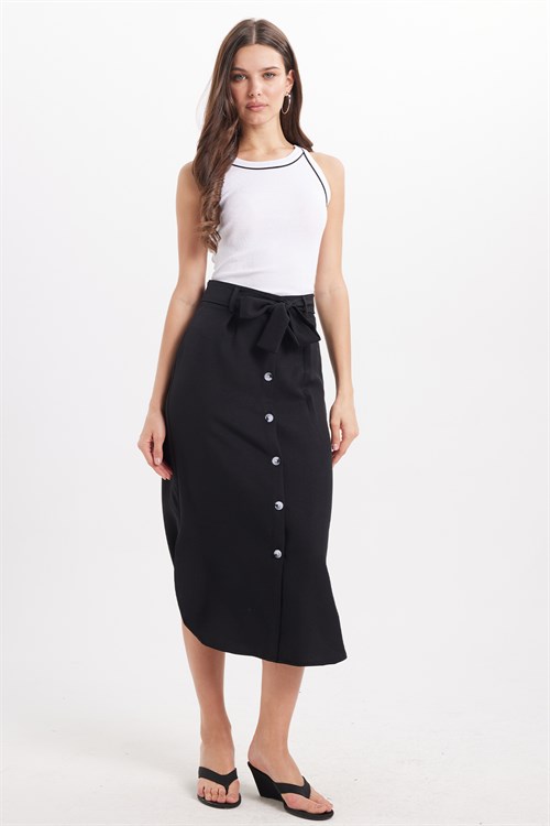 Kadın Slim Fit Dar Kesim Pamuklu Askılı Bisiklet Yaka Biyeli Beyaz Crop Atlet