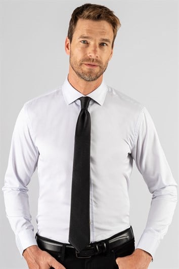 Slim Fit Uzun Kollu Premium Seri %100 Cotton Erkek Taş Gömlek