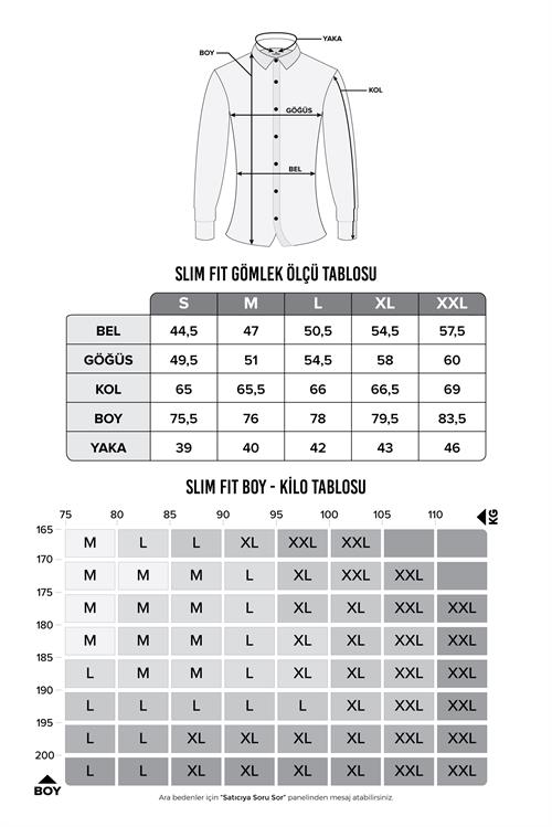 Slim Fit Kolay Ütülenebilir Ter Konforu Sağlayan Kravatlık Yaka Dört Mevsim Siyah Erkek Gömlek