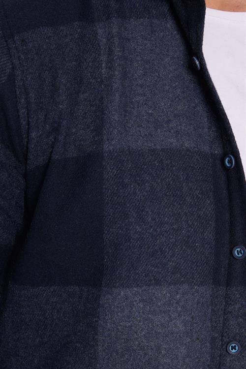 Slim Fit Uzun Kollu Kışlık Oduncu Ekoseli Unisex Gömlek