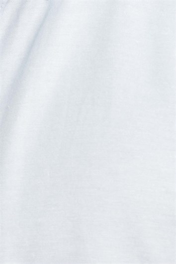 Erkek Slim Fit Dar Kesim Kısa Kollu Pamuklu Oxford Doku Kolay Ütülenebilir Mavi Düğmeli Yaka Gömlek