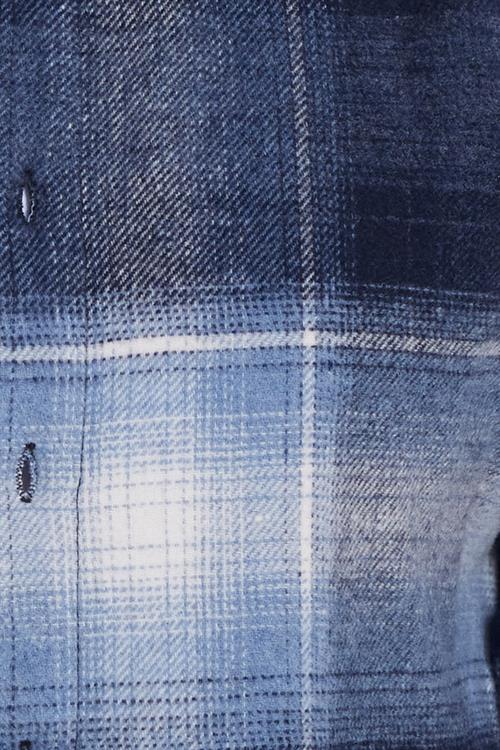 Erkek Slim Fit Dar Kesim Kareli Kışlık Oduncu Gömlek