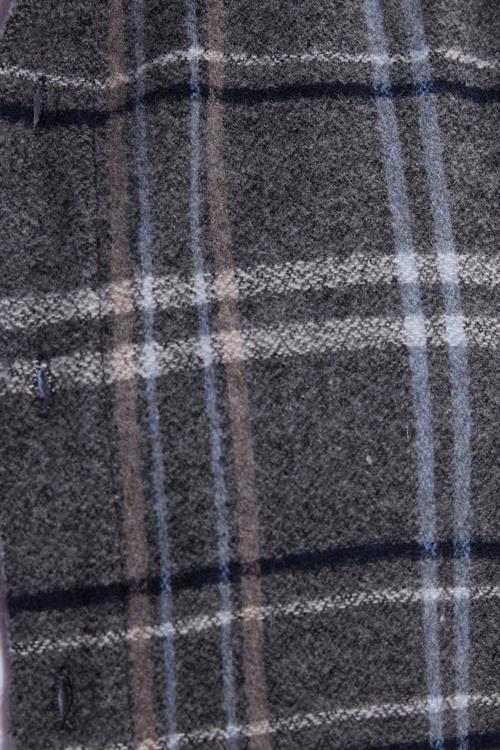 Erkek Slim Fit Dar Kesim Kareli Kışlık Oduncu Gömlek
