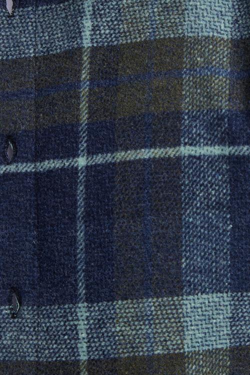 Erkek Slim Fit Dar Kesim Kareli Kışlık Oduncu Gömlek