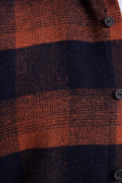 Erkek Slim Fit Dar Kesim Kareli Kışlık Oduncu Gömlek