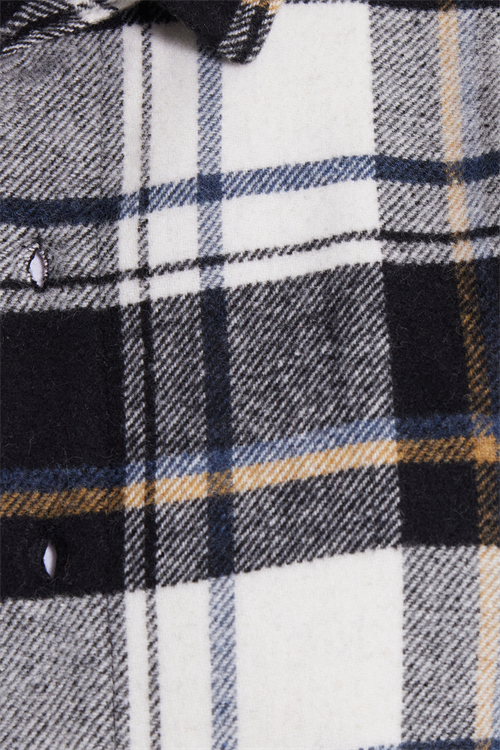 Erkek Slim Fit Dar Kesim Kareli Kışlık Oduncu Gömlek
