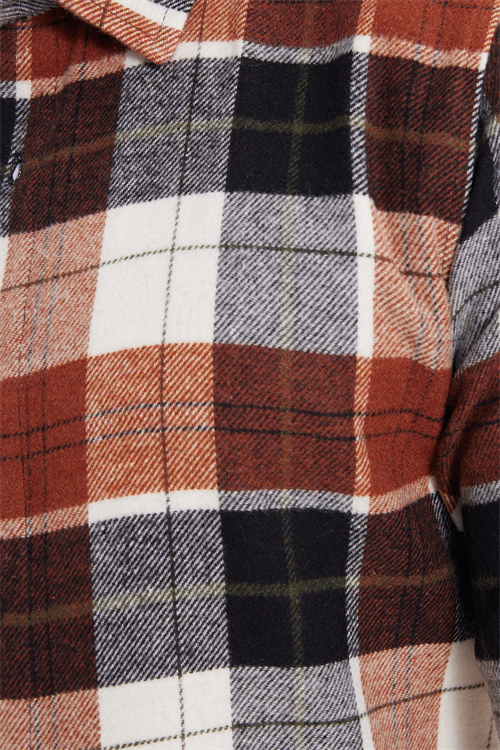Erkek Slim Fit Dar Kesim Kareli Kışlık Oduncu Gömlek