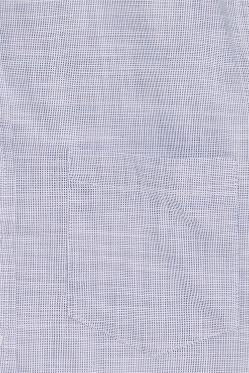 Erkek Regular Fit Klasik Kesim Oversize %100 Pamuk Keten Doku Lacivert Gömlek