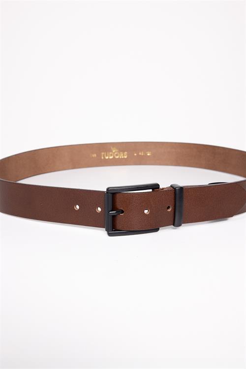 Erkek %100 Hakiki Deri 4 cm Spor Taba Renk Kemer