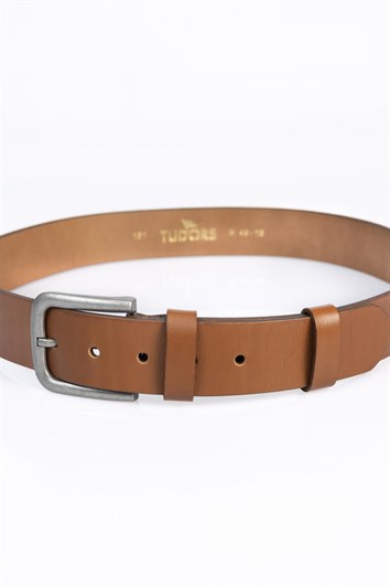 Erkek %100 Hakiki Deri 4 cm Spor Taba Renk Kemer