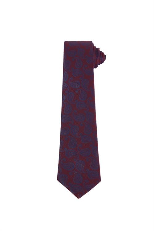 Desenli Klasik Cep Mendilli Erkek Kravat