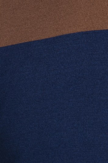 Erkek Slim Fit Dar Kesim Bisiklet Yaka Desenli Renkli Triko Kazak