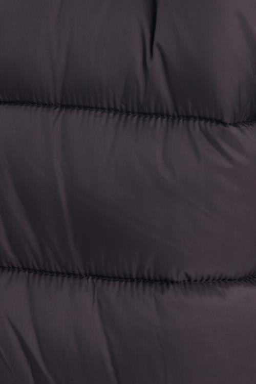 Erkek Relax Fit Rahat Kesim Çift Cepli Kapüşonlu Sıcak Tutan İçi Kürklü Siyah Mont