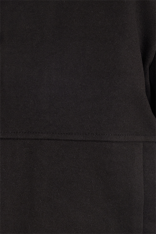 Erkek Slim Fit Dar Kesim Çift Cepli Çıtçıt Kapamalı Siyah Mont