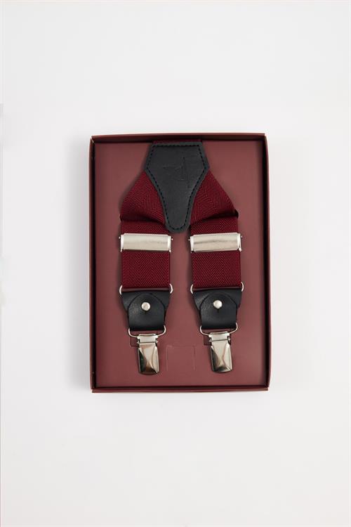 Bordo Erkek Pantolon Askısı