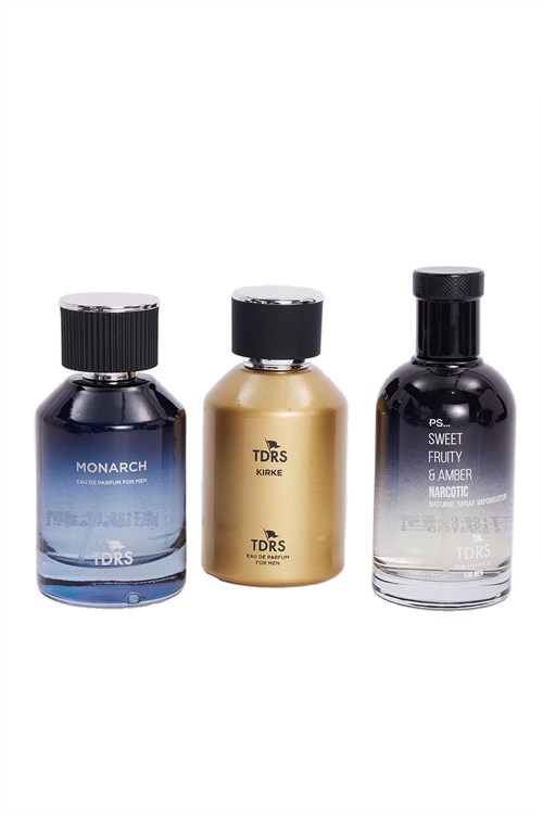 Özel Hediye Kutulu 3lü Limon-Bergamot Çarkıfelek 100 ML Uzun Süre Kalıcı Parfüm Seti