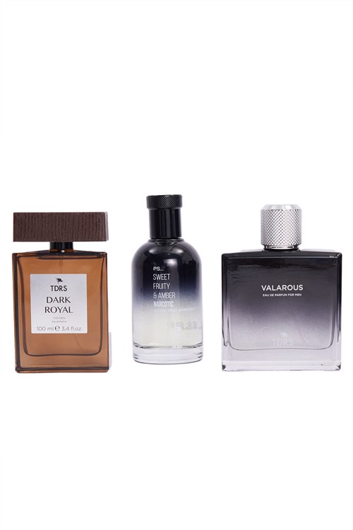 Özel Hediye Kutulu 3lü Lavanta-Bergamot-Ozonik 100 ML Uzun Süre Kalıcı Parfüm Seti