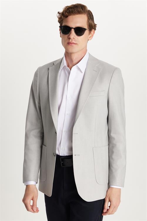 Erkek Slim Fit Chino Esnek Yandan Cepli Önü Fermuarlı Pamuklu Dokulu Siyah Pantolon