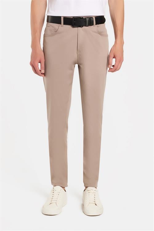 Erkek Regular Fit Rahat Kesim Mevsimlik Kanvas Taş Pantolon