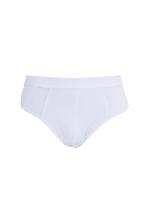 Erkek 2li Paket Likralı Bambu Beyaz Slip Külot