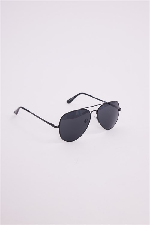 Uv400 Korumalı Unisex Damla Siyah Güneş Gözlüğü