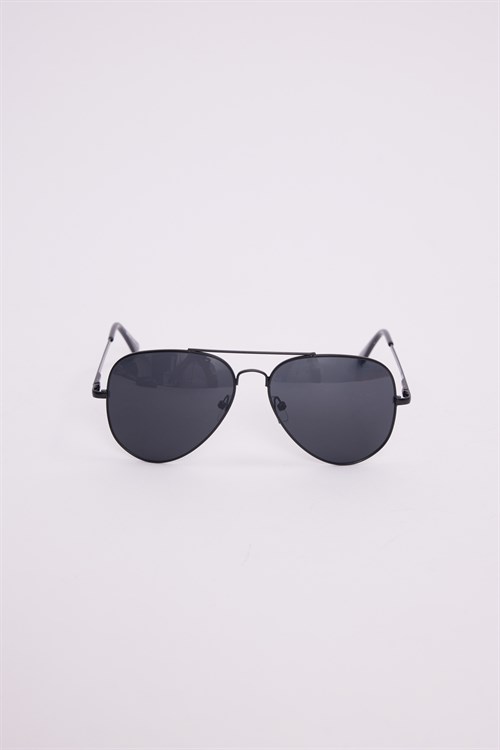 Uv400 Korumalı Unisex Damla Siyah Güneş Gözlüğü