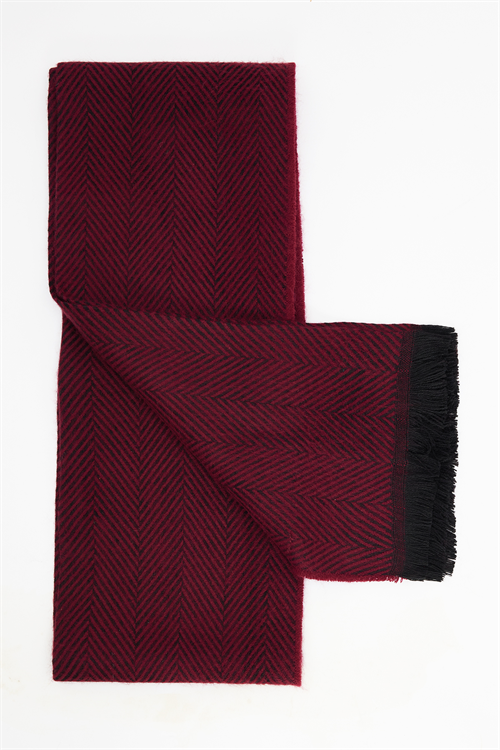 Kışlık Erkek Bordo Atkı