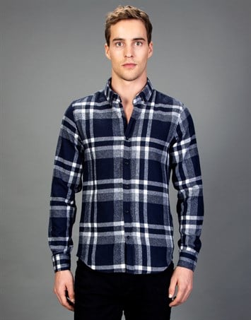 Slim Fit Uzun Kollu Kışlık Oduncu Erkek Gömlek