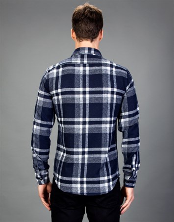 Slim Fit Uzun Kollu Kışlık Oduncu Erkek Gömlek