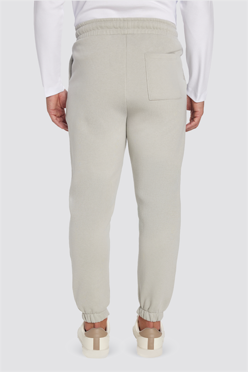 Unisex Relax Fit Rahat Kesim Şardonlu 3 Cepli Lastikli Jogger Paça Taş Renk Eşofman Altı