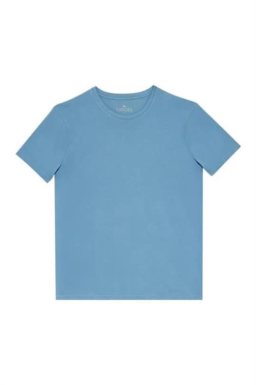 Unisex 5li Paket Beyaz-Gri-Füme-Mavi-Taş Slim Fit Dar Kesim %100 Pamuk Bisiklet Yaka Tişört