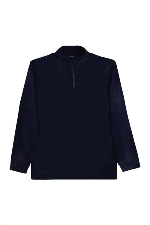 Unisex 3lü Paket Lacivert-Bordo-Ekru Standart Fit Soğuğa Karşı Dayanıklı Polar Sweatshirt