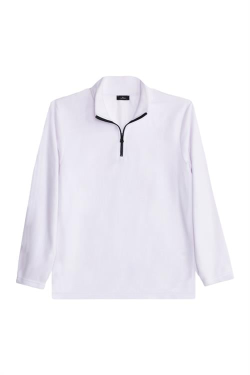 Unisex 3lü Paket Haki-Ekru-İndigo Standart Fit Tüylenme Yapmayan Soğuk Geçirmez Polar Sweatshirt