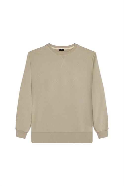 Unisex 3lü Paket Sax Mavi-Taş-Okyanus Mavi Relax Fit %100 Pamuk 3 İplik Bisiklet Yaka Sweatshirt