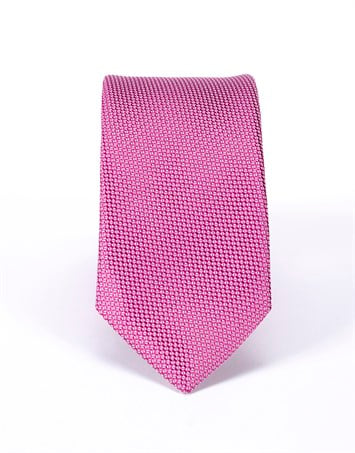 İnce Armürlü Pembe Erkek Kravat