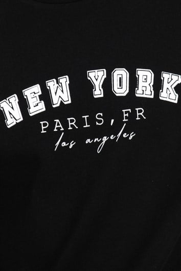 Erkek Slim Fit Dar Kesim %100 Pamuk Yumuşak Dokulu Baskılı Siyah Bisiklet Yaka Tişört
