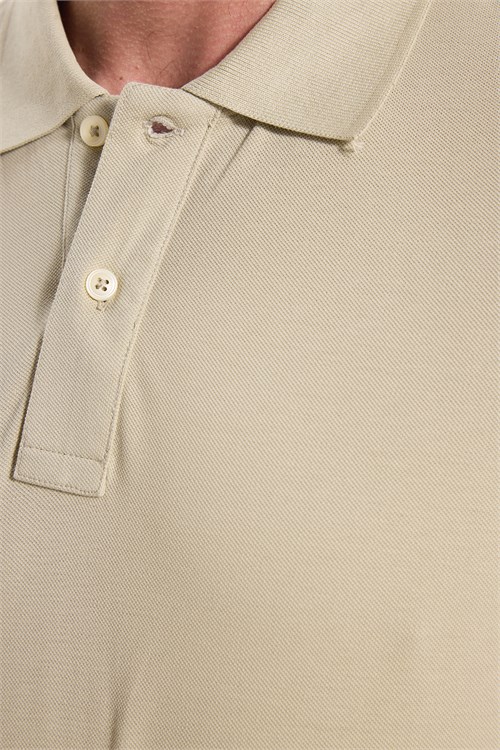 Erkek Slim Fit Dar Kesim Premium Seri %100 Pamuk Yumuşak Dokulu Merserize Gri Polo Yaka Tişört