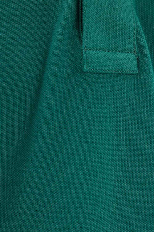 Erkek Slim Fit Dar Kesim Premium Seri %100 Pamuk Yumuşak Dokulu Merserize Yeşil Polo Yaka Tişört 