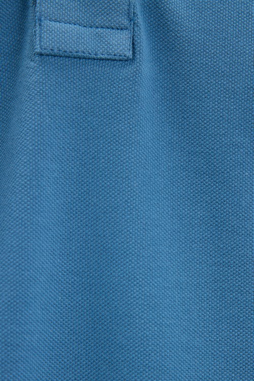 Erkek Slim Fit Dar Kesim Premium Seri %100 Pamuk Yumuşak Dokulu Merserize İndigo Polo Yaka Tişört 