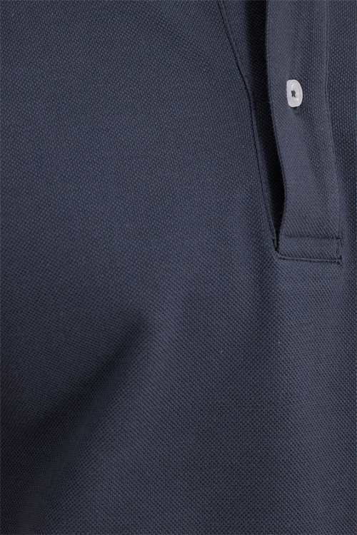 Erkek Slim Fit Dar Kesim %100 Pamuk Kısa Kollu Polo Yaka Koyu Gri Tişört