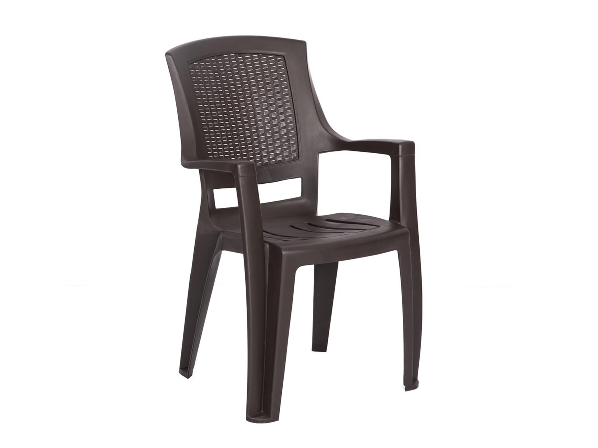 FLORA RATTAN SIRT EFEKTLİ PLASTİK BAHÇE KOLTUĞU (6 ADET)