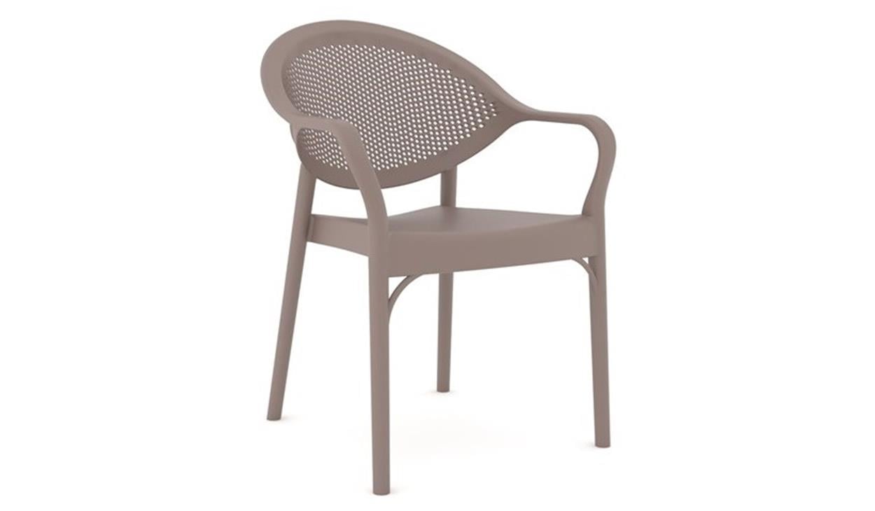 MOON KOLLU PLASTİK SANDALYE (6 ADET)