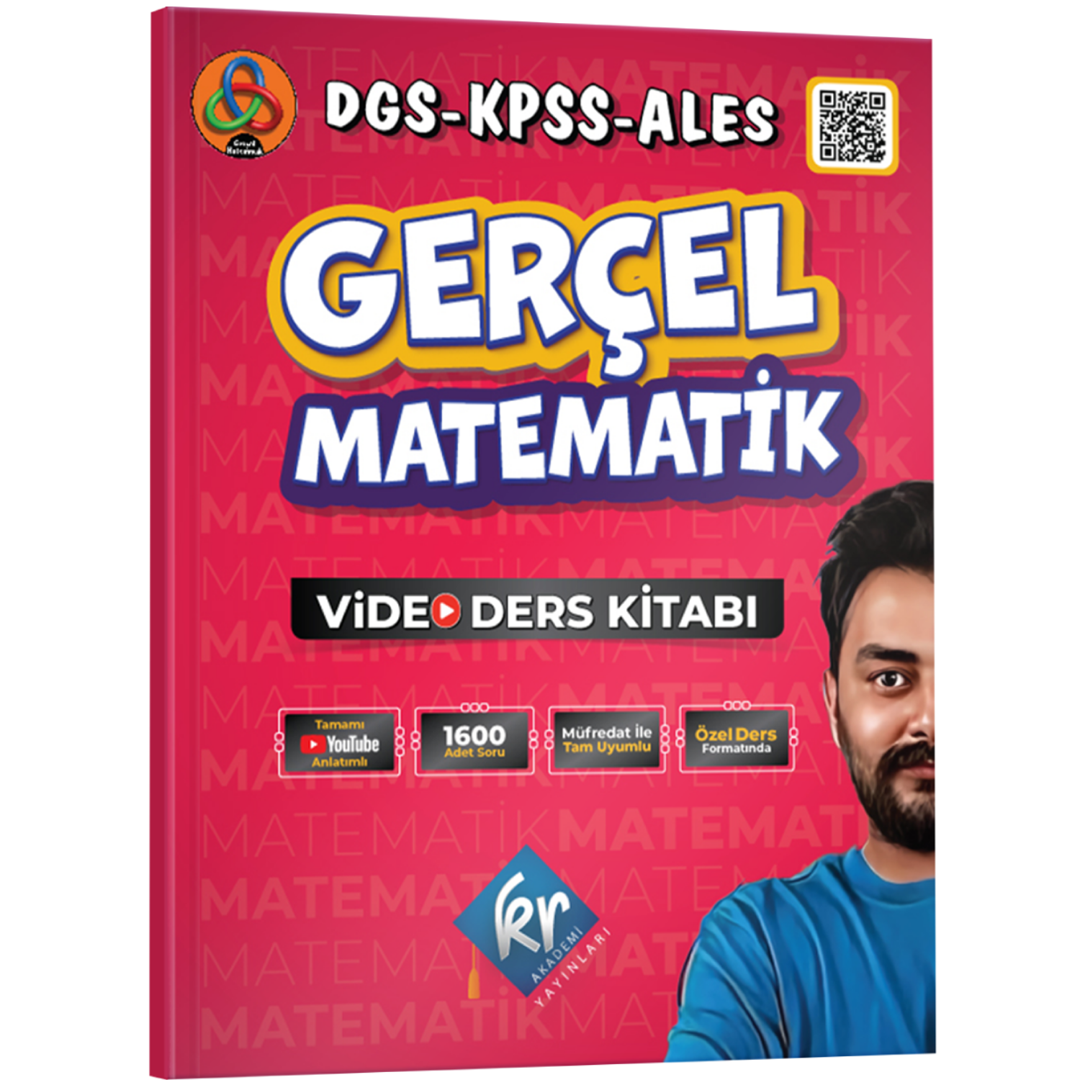 2024 Gerçel Matematik DGS KPSS ALES Video Ders Kitabı