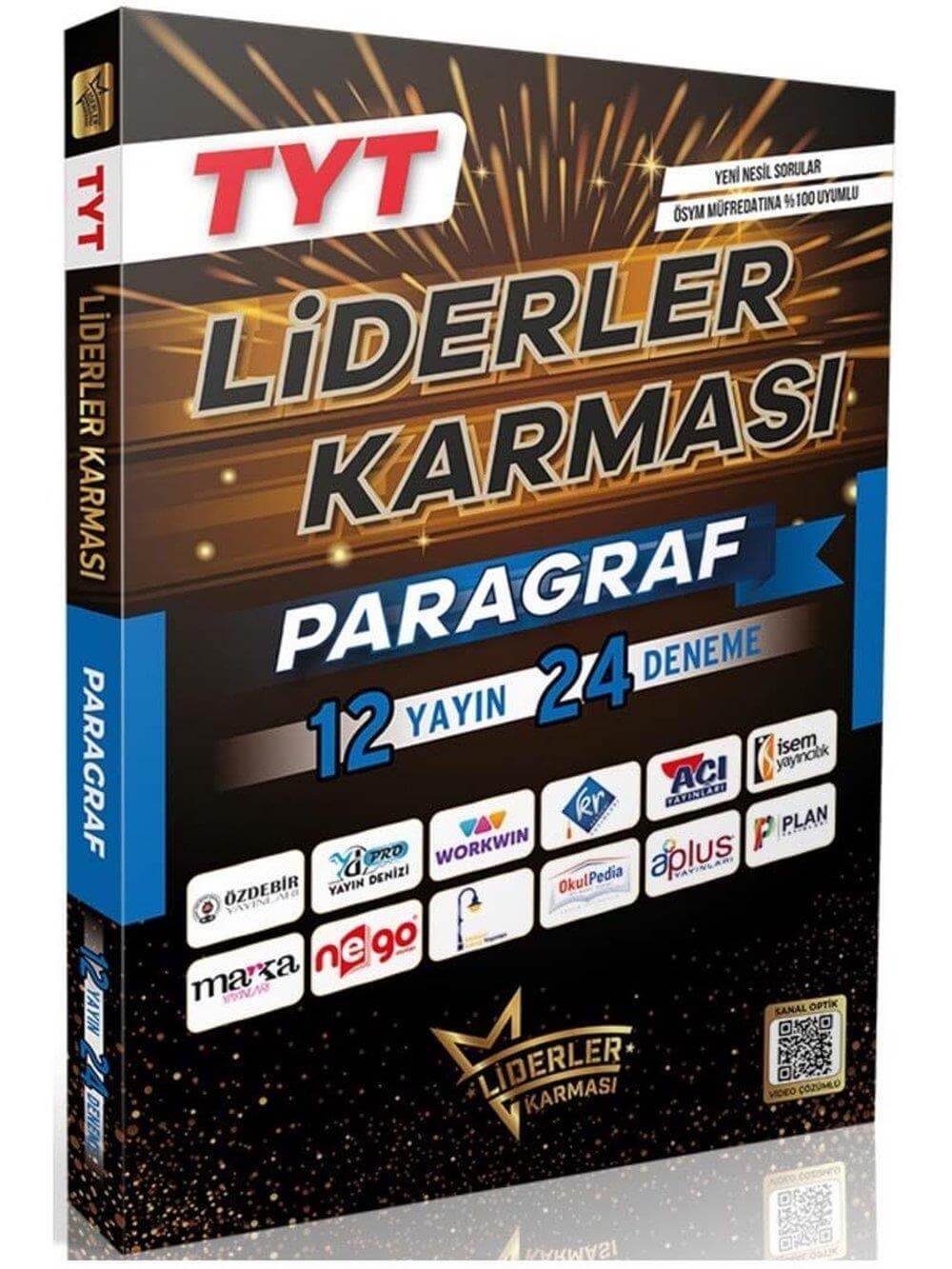 2025 Liderler Karması TYT Paragraf Video Çözümlü 12 Yayın 24 Deneme