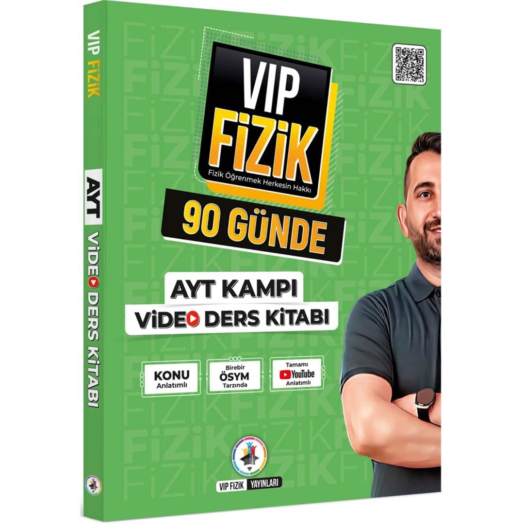 2025 Vip Fizik 90 Günde AYT Kampı Video Ders Kitabı VİP Fizik Yayınları
