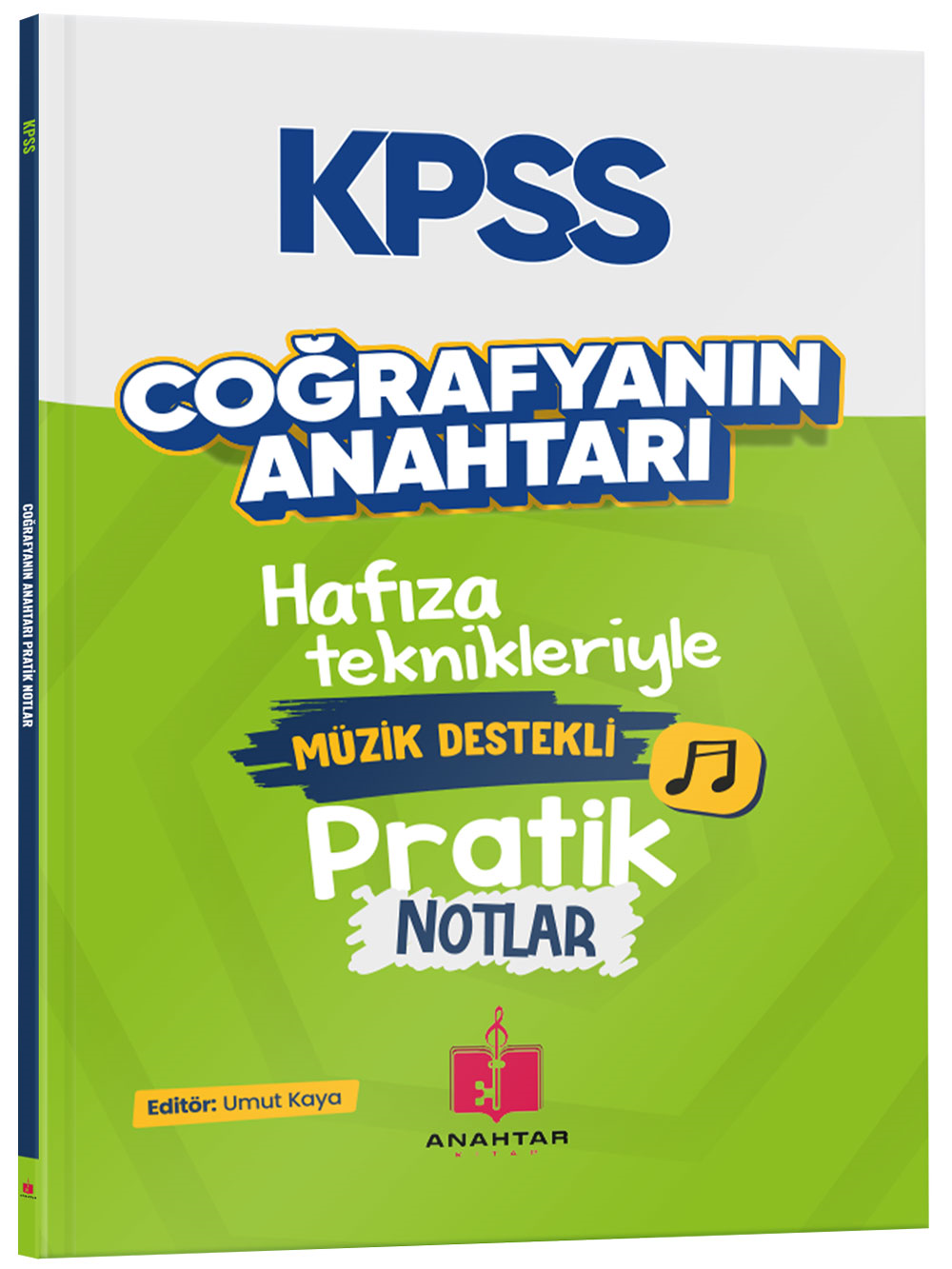 2026 Anahtar Kitap KPSS Coğrafyanın Anahtarı Müzik Destekli Pratik Notlar